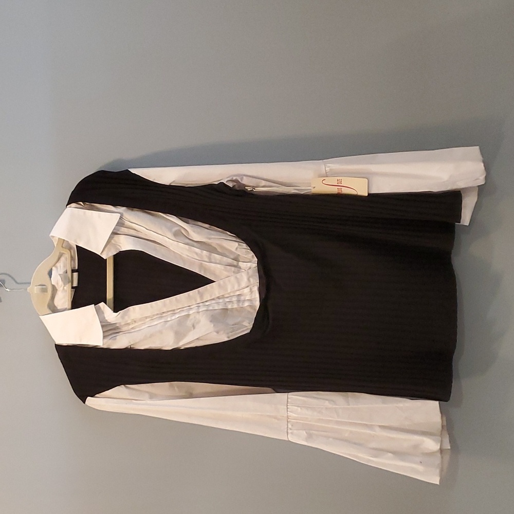 Vintage Fredericks of Hollywood 3X sexy tuxedo tunic